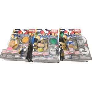 Lot of 3 Marvel Universe Mash 'Ems Toys Series 1 Package Flaws